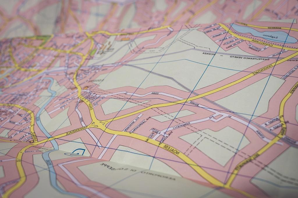 Guide looking at a map